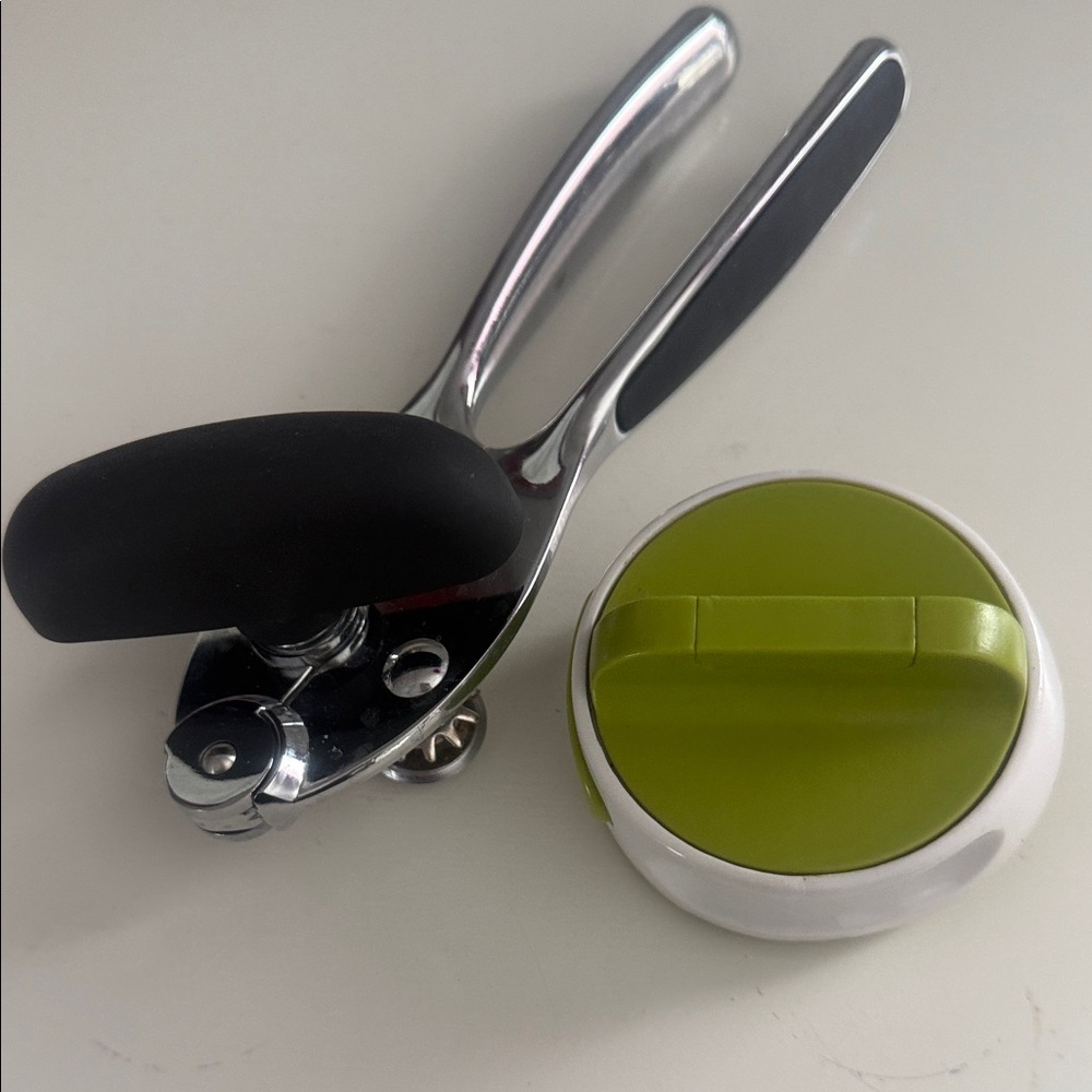 Joseph White and Green Kitchen Tool